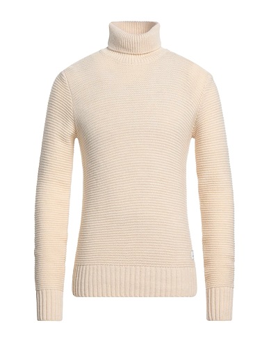 MANUEL RITZ Turtleneck Cream 75% Acrylic, 10% Wool, 10% Viscose, 5% Alpaca wool