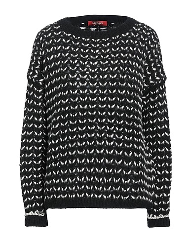 MAX MARA STUDIO Pullover Nero 75% Lana Vergine, 25% Poliammide