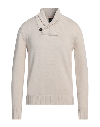 ALPHA STUDIO Jumper Beige 100% Merino Wool