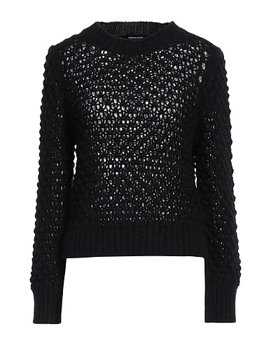 FABIANA FILIPPI Jumper Black 48% Virgin Wool, 20% Other Fibres, 13% Mohair wool, 13% Alpaca wool, 6% Cashmere