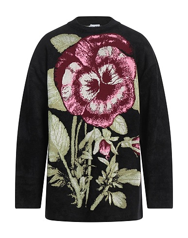KENZO Sweater Black 47% Viscose, 30% Polyamide, 17% Cotton, 5% Virgin Wool, 1% Elastane