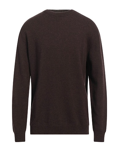 WOOL & CO Sweater Dark brown 80% Wool, 20% Polyamide