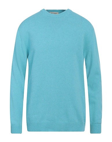 WOOL & CO Sweater Sky blue 80% Wool, 20% Polyamide