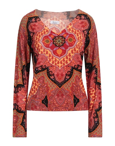 PRINCESS Pullover Arancione 100% Lana Merino