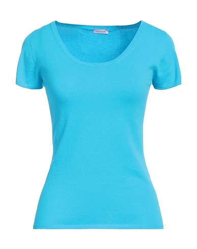 ROSSOPURO Jumper Azure 70% Cotton, 30% Polyester