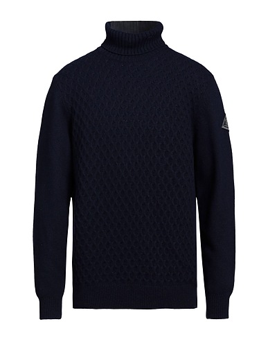 ROŸ ROGER'S Rollkragenpullover Nachtblau 45% Wolle, 25% Polyamid, 25% Viskose, 5% Kaschmir