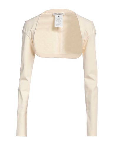 PHILOSOPHY di LORENZO SERAFINI Shrug Cream 93% Cotton, 7% Elastane
