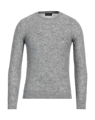 ROBERTO COLLINA Pullover Hellgrau 50% Mohairwolle, 36% Nylon, 14% Merinowolle