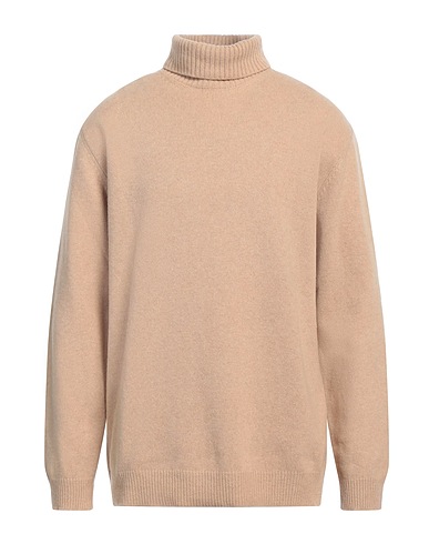 WOOL & CO Polo neck Sand 80% Wool, 20% Polyamide