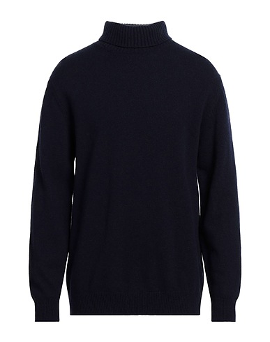 WOOL & CO Polo neck Midnight blue 80% Wool, 20% Polyamide