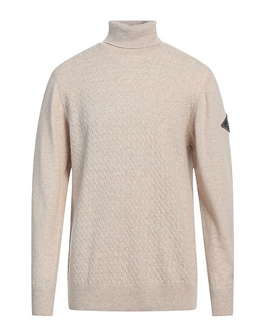 ROŸ ROGER'S Polo neck Beige 45% Wool, 25% Polyamide, 25% Viscose, 5% Cashmere