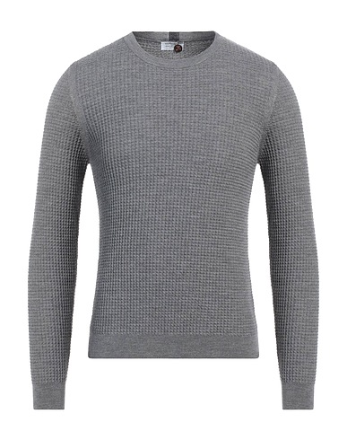 HERITAGE Pullover Grau 100% Schurwolle