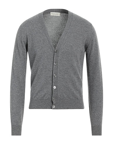 FILIPPO DE LAURENTIIS Cardigan Grey 90% Super 120s Wool, 10% Cashmere