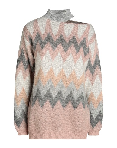 KAOS JEANS Rollkragenpullover Antikrosa 40% Acryl, 30% Mohairwolle, 30% Polyamid