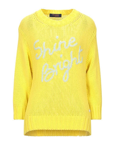 TRUSSARDI JEANS Sweater Yellow 100% Cotton