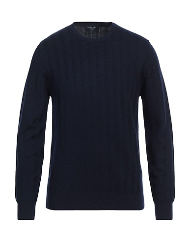 HACKETT Jumper Midnight blue 100% Merino Wool