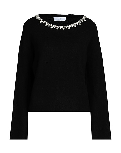 KAOS Jumper Black 42% Nylon, 35% Wool, 20% Llama wool, 3% Elastane