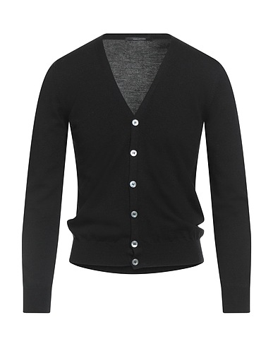 TAGLIATORE Cardigan Nero 100% Lana Vergine