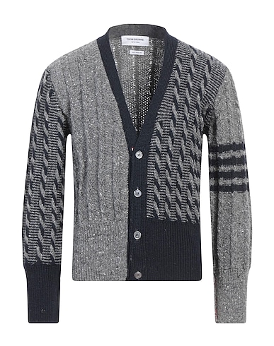 THOM BROWNE Cardigan Navy blue 70% Wool, 30% Mohair wool