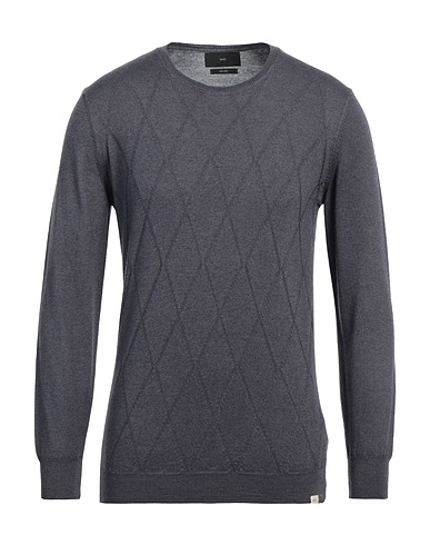 LIU •JO MAN Πουλόβερ Γκρι Γραφίτη 100% Παρθένο μαλλί