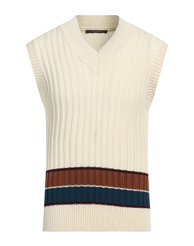 TAGLIATORE Jumper Ivory 100% Virgin Wool