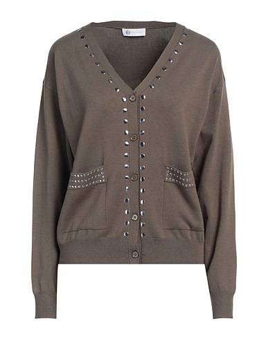 DIANA GALLESI Cardigan Vert militaire 72% Viscose, 28% Polyamide