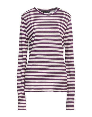 PDR PHISIQUE DU ROLE Jumper Purple 50% Merino Wool, 50% Cotton
