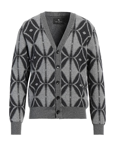 ETRO Cardigan Grey 100% Virgin Wool