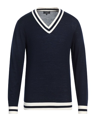 HACKETT Sweater Navy 100% Merino Wool