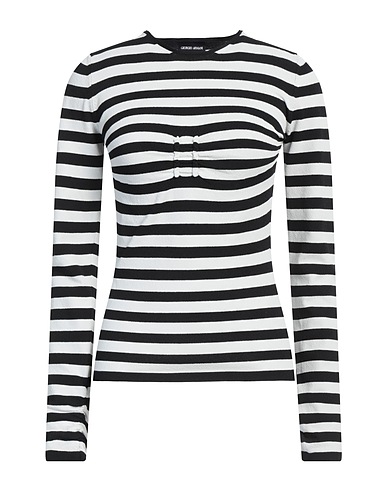 GIORGIO ARMANI Jumper Black 59% Viscose, 41% Polyester, Polyamide, Elastane