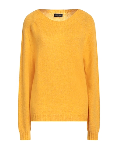 ROBERTO COLLINA Jumper Yellow 47% Merino Wool, 32% Baby camel wool, 21% Nylon