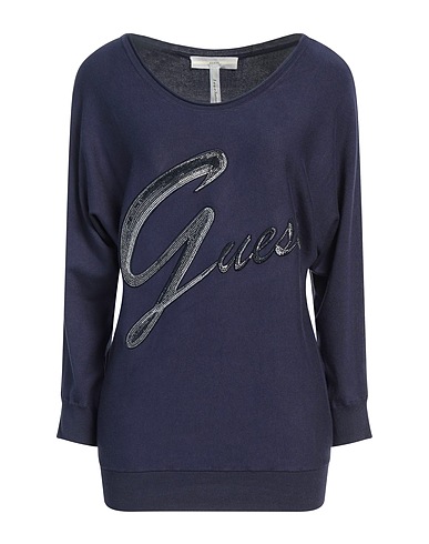 GUESS Jumper Midnight blue 82% Viscose, 16% Polyamide, 2% Elastane