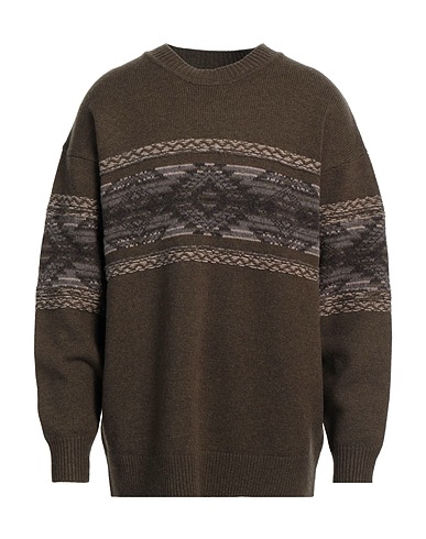 ISABEL MARANT Jumper Military green 91% Merino Wool, 5% Polyamide, 4% Viscose