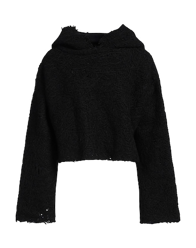 VITELLI Jumper Black 45% Polyamide, 35% Polyester, 20% Wool