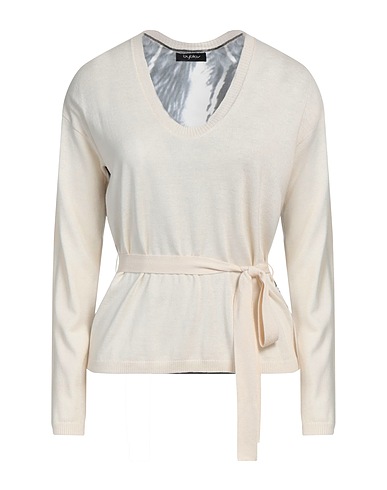BYBLOS Jumper Ivory 100% Polyester, Silk, Wool, Cashmere
