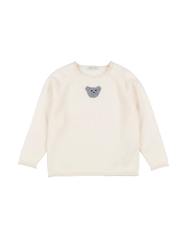 IL GUFO Cashmere jumper Ivory 100% Cashmere