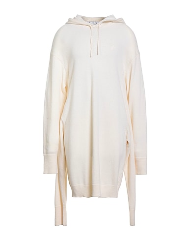 OFF-WHITE™ Pullover Elfenbein 100% Wolle