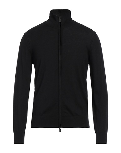 PAOLO PECORA Cardigan Black 100% Virgin Wool