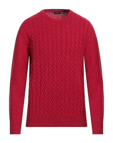 ANGELO NARDELLI Jumper Brick red 80% Wool, 20% Polyamide