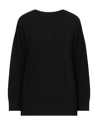 ALPHA STUDIO Jumper Black 40% Recycled wool, 30% Viscose, 20% Polyamide, 10% Cashmere