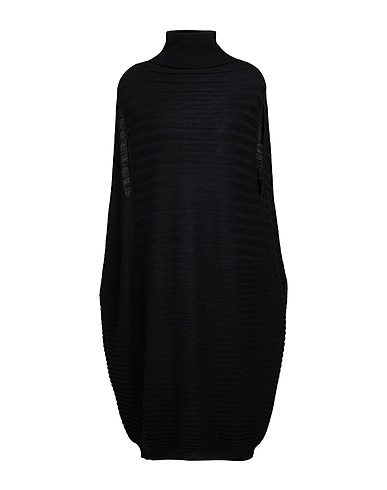MALLONI Polo neck Black 100% Merino Wool