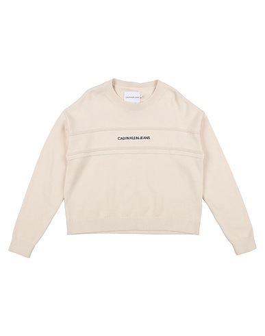 CALVIN KLEIN JEANS Jumper Beige 100% Cotton