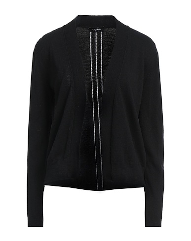 BYBLOS Cardigan Black 45% Wool, 25% Viscose, 25% Polyamide, 5% Cashmere