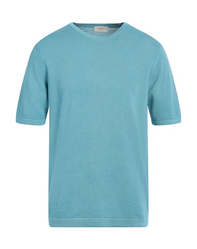 ALTEA Jumper Pastel blue 55% Linen, 45% Cotton