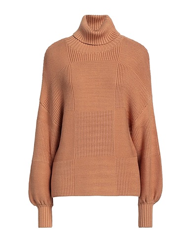 STAUD Polo neck Camel 75% Viscose, 25% Nylon