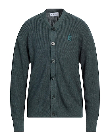 ÉTUDES STUDIO Cardigan Dark green 55% Wool, 45% Cotton