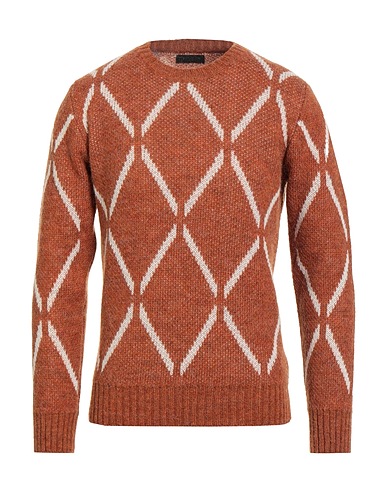 OUT/FIT Pullover Marrone 55% Acrilico, 25% Lana, 20% Lana di alpaca