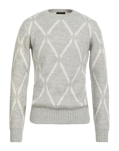 OUT/FIT Pullover Grigio 55% Acrilico, 25% Lana, 20% Lana di alpaca