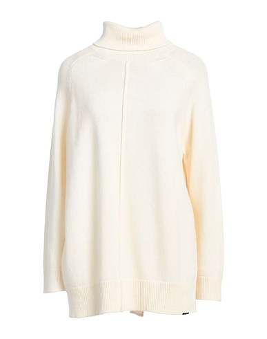 SEMICOUTURE Polo neck Ivory 80% Wool, 20% Polyamide