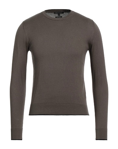 ARMANI EXCHANGE Pullover Verde militare 95% Cotone, 5% Cachemire, Poliammide, Elastan